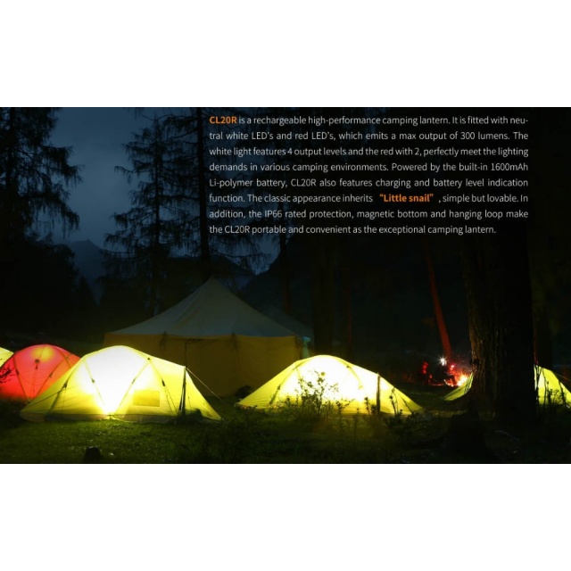 Fenix CL20R - Lampa camping Fenix - 3
