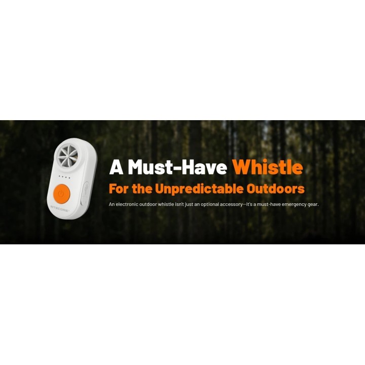 Nitecore NWE10 – Fluier electronic de semnalizare