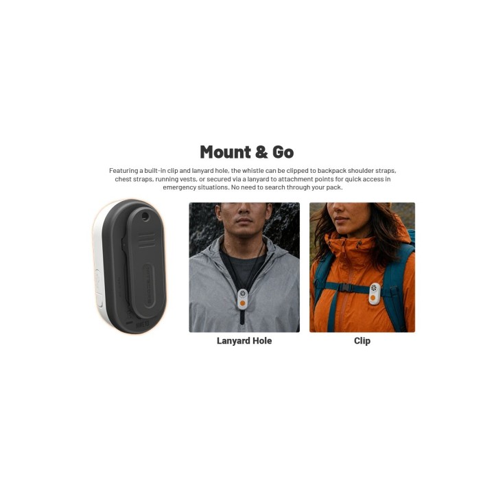 Nitecore NWE10 – Fluier electronic de semnalizare