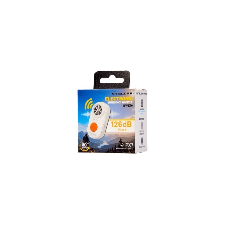 Nitecore NWE10 – Fluier electronic de semnalizare