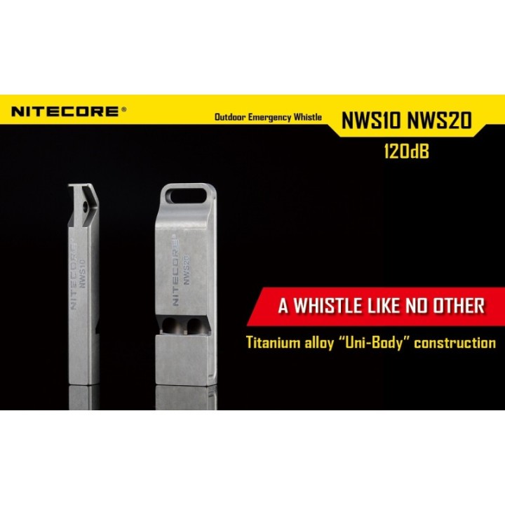 Nitecore NWS10 – Fluier din titan