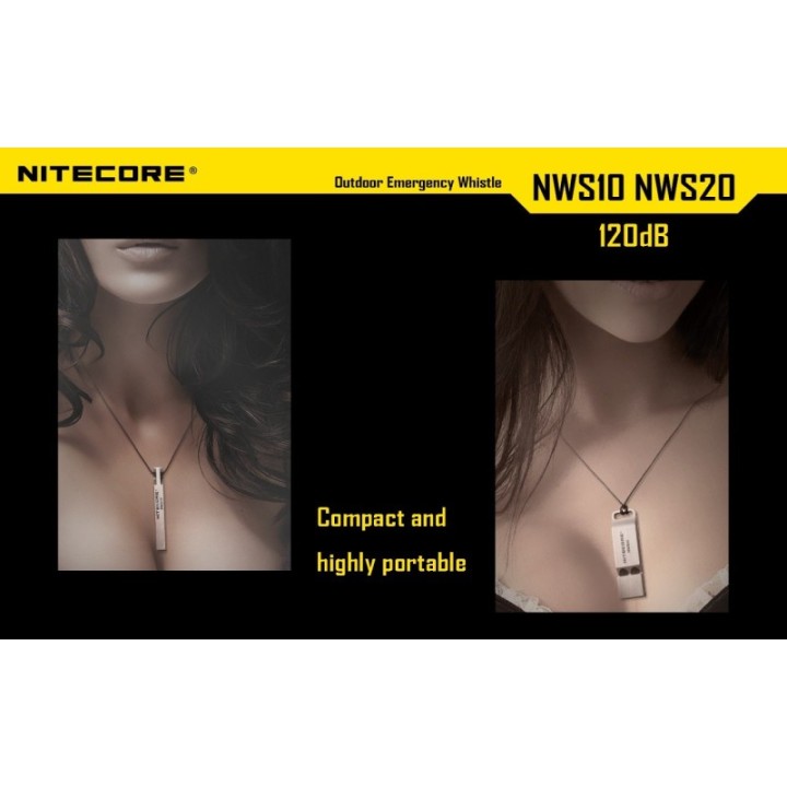 Nitecore NWS10 – Fluier din titan