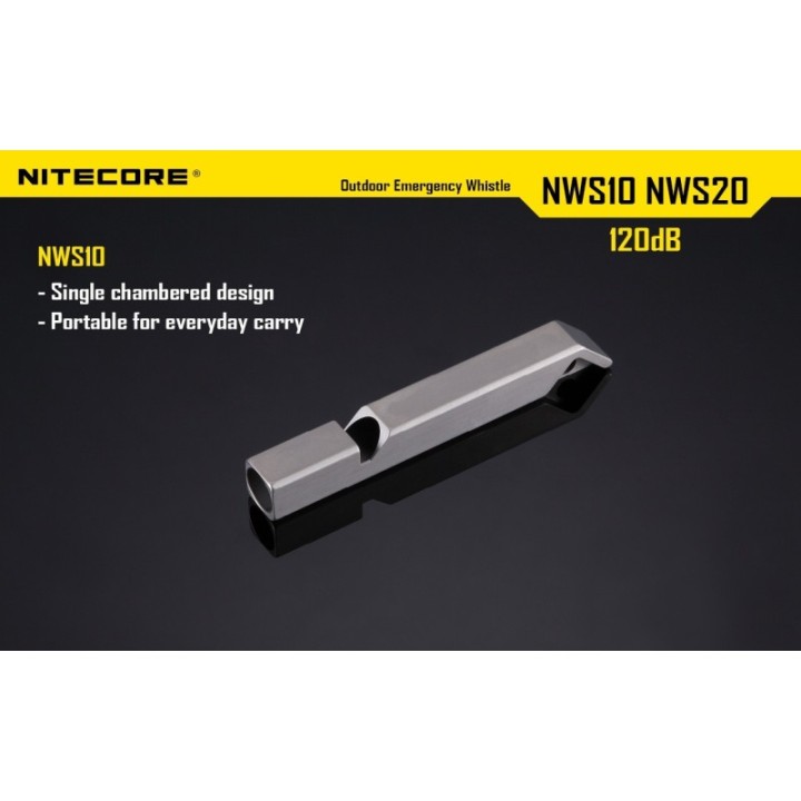 Nitecore NWS10 – Fluier din titan
