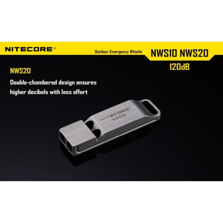 Nitecore NWS10 – Fluier din titan