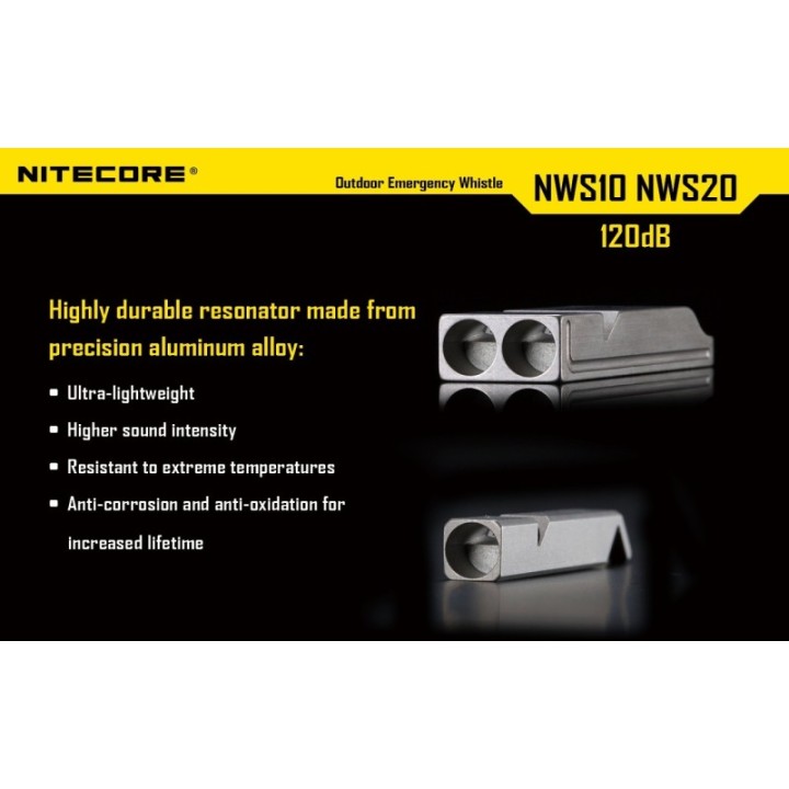 Nitecore NWS10 – Fluier din titan
