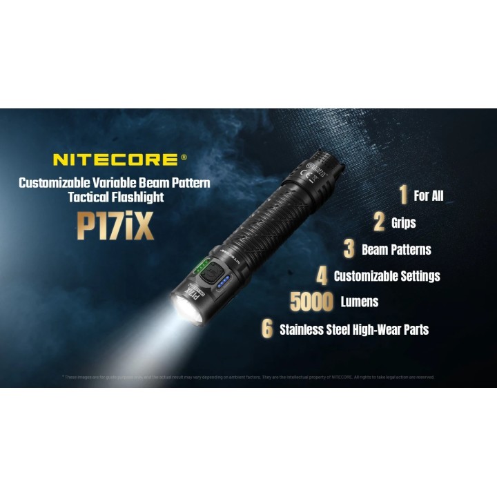 Nitecore P17iX – Lanternă de mână cu moduri configurabile