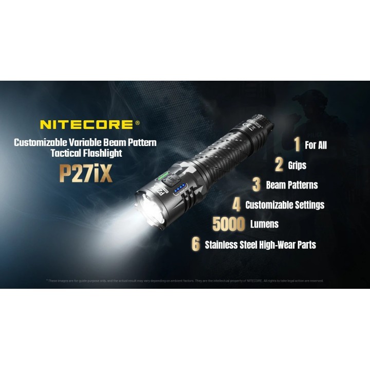 Nitecore P27iX – Lanternă de mână cu moduri configurabile