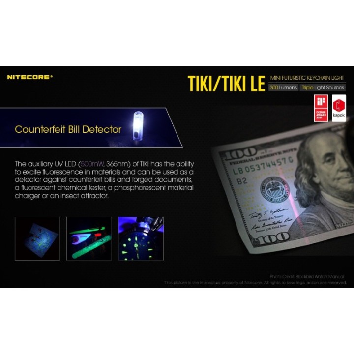 Nitecore TIKI – Lanternă breloc reîncărcabilă