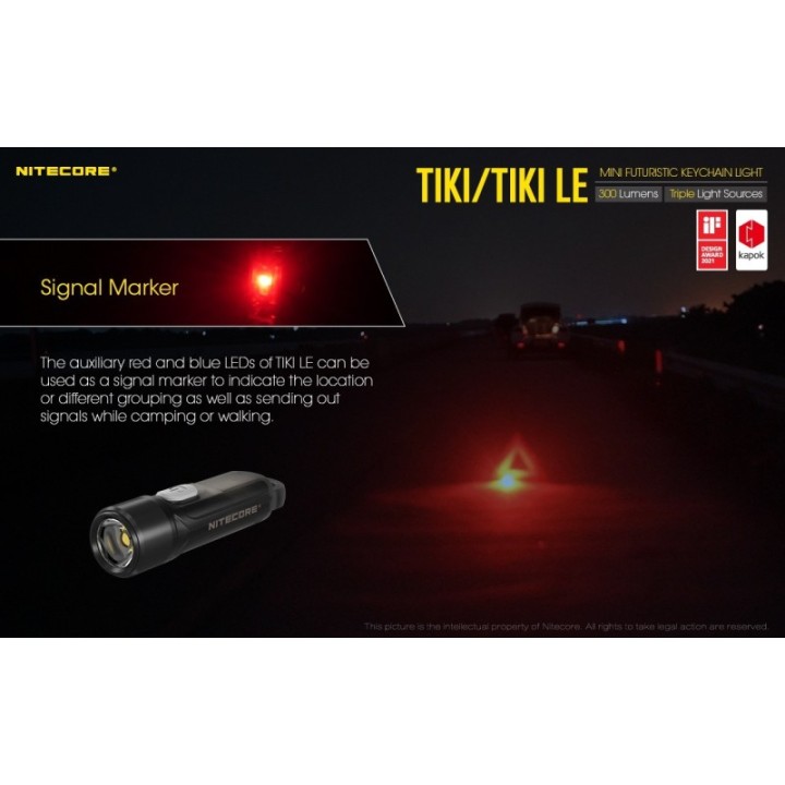 Nitecore TIKI – Lanternă breloc reîncărcabilă