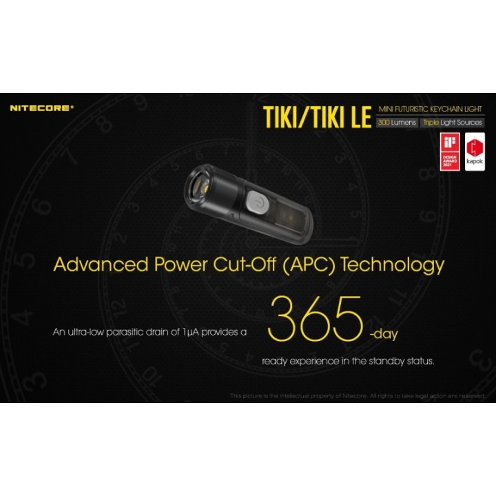 Nitecore TIKI – Lanternă breloc reîncărcabilă
