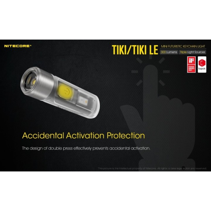 Nitecore TIKI LE – Lanternă breloc reîncărcabilă