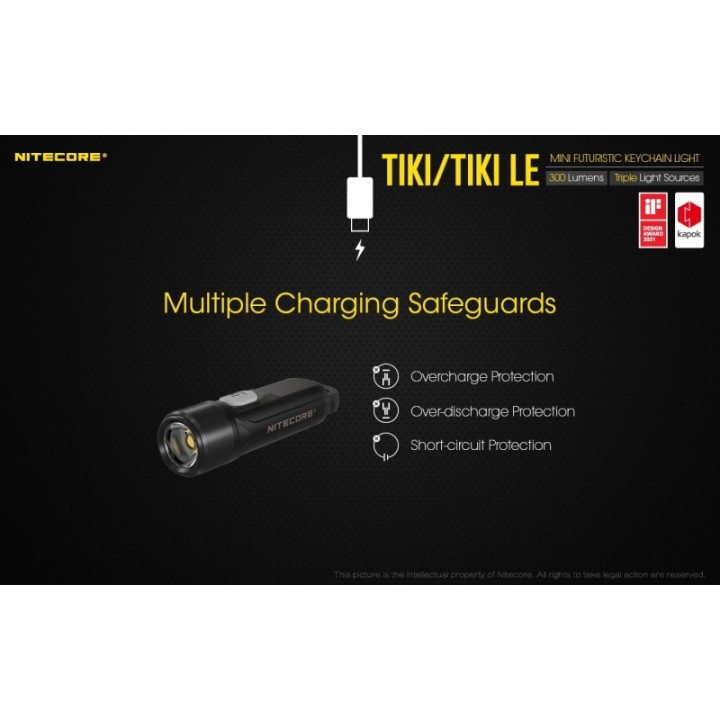Nitecore TIKI LE – Lanternă breloc reîncărcabilă