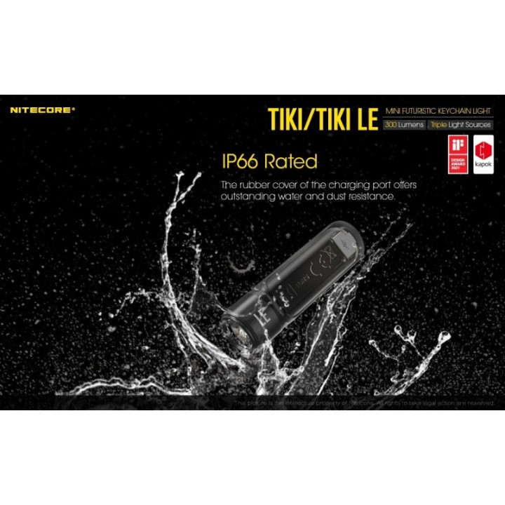 Nitecore TIKI LE – Lanternă breloc reîncărcabilă