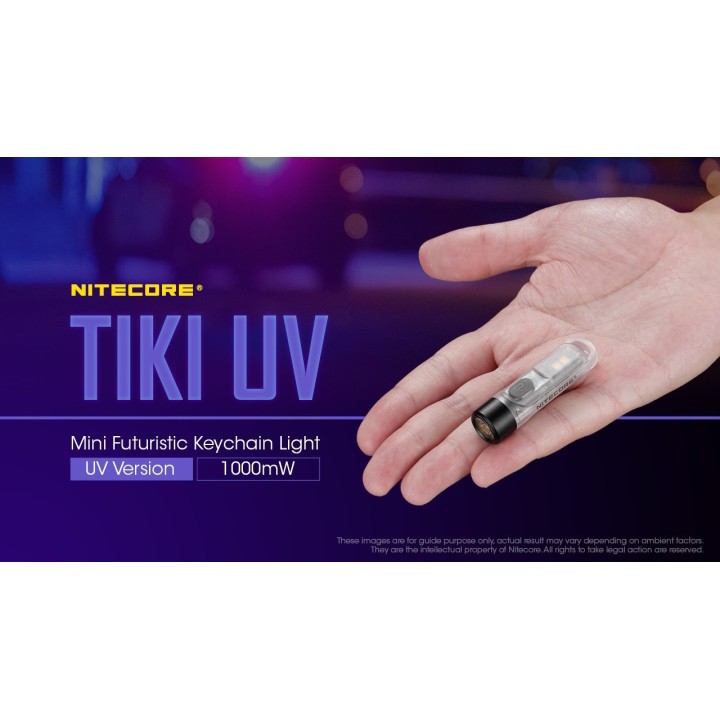 Nitecore TIKI UV – Lanternă breloc UV