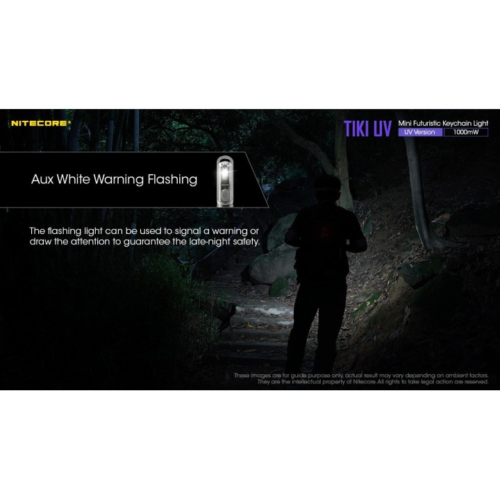 Nitecore TIKI UV – Lanternă breloc UV