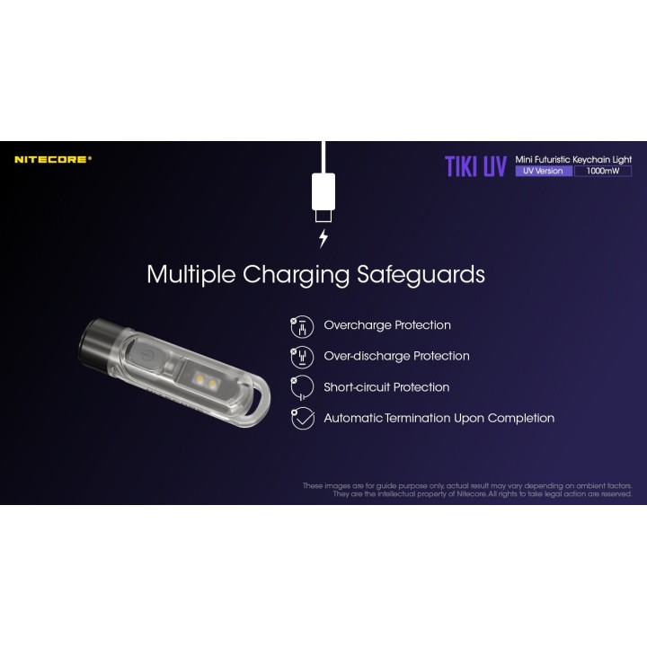 Nitecore TIKI UV – Lanternă breloc UV