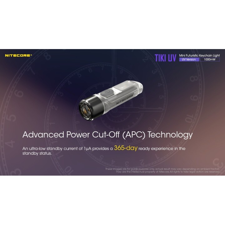 Nitecore TIKI UV – Lanternă breloc UV