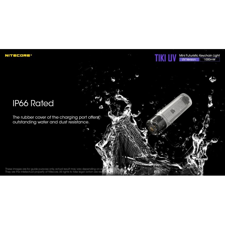 Nitecore TIKI UV – Lanternă breloc UV