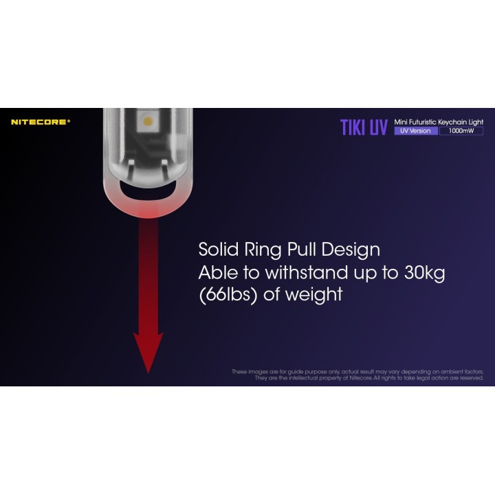 Nitecore TIKI UV – Lanternă breloc UV