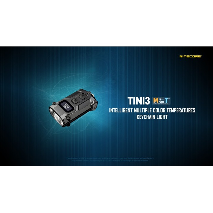 Nitecore TINI 3 – Lanternă breloc MCT cu OLED