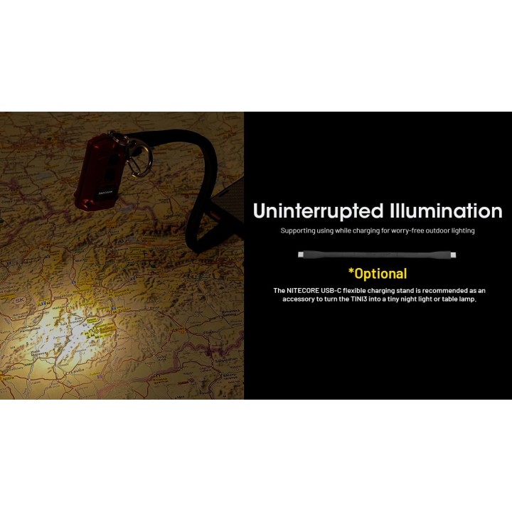 Nitecore TINI 3 – Lanternă breloc MCT cu OLED