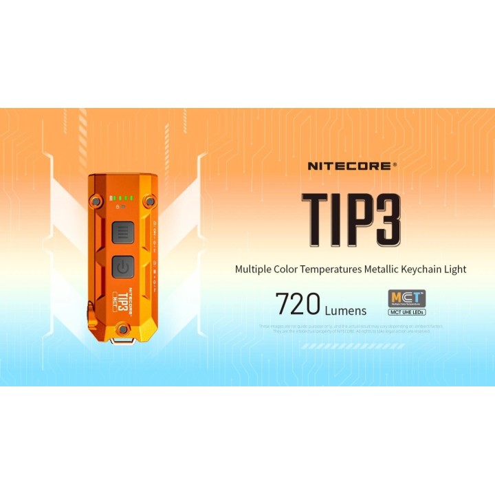 Nitecore TIP3 MCT – Lanternă breloc MCT