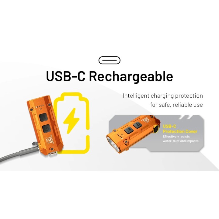 Nitecore TIP3 MCT – Lanternă breloc MCT