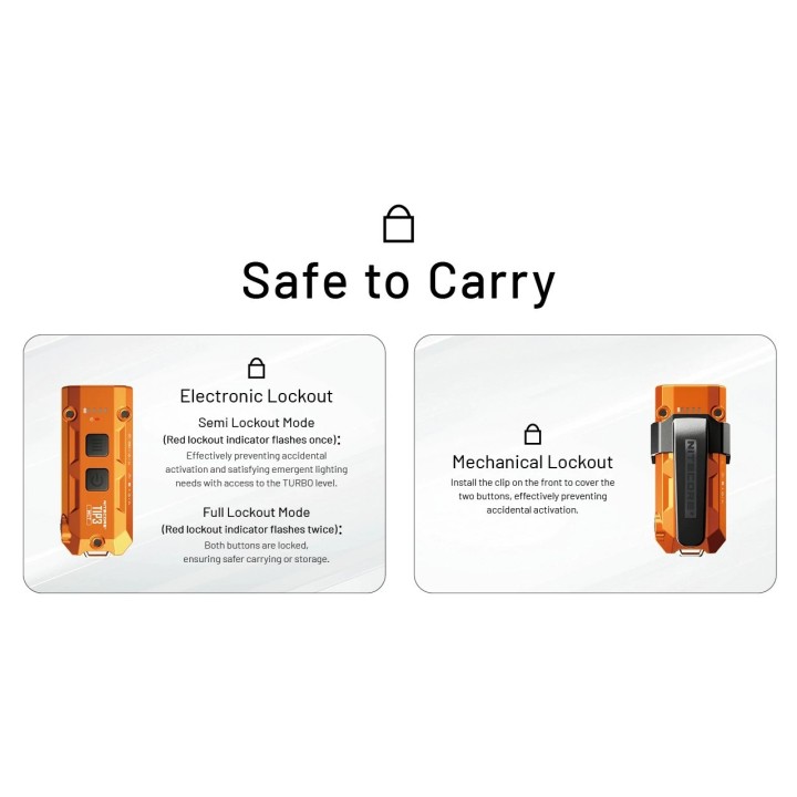 Nitecore TIP3 MCT – Lanternă breloc MCT