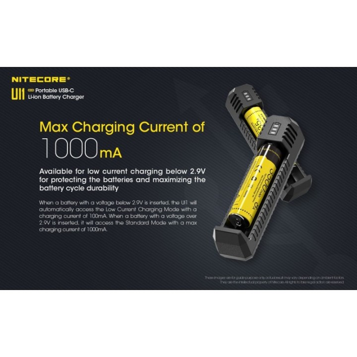 Nitecore UI1 – Încărcător USB-C cu 1 slot