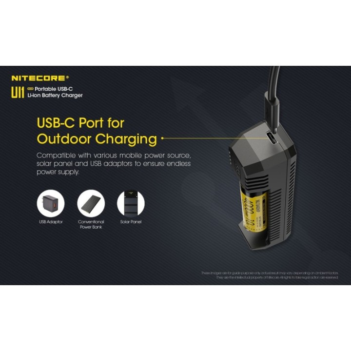 Nitecore UI1 – Încărcător USB-C cu 1 slot