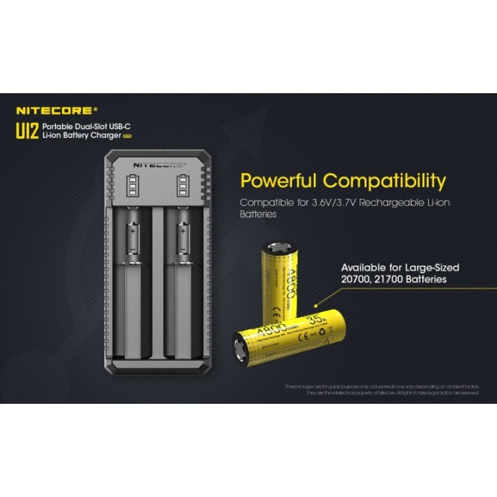 Nitecore UI2 – Încărcător USB-C cu 2 sloturi