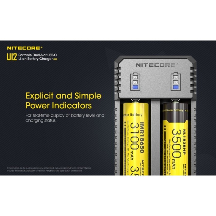 Nitecore UI2 – Încărcător USB-C cu 2 sloturi