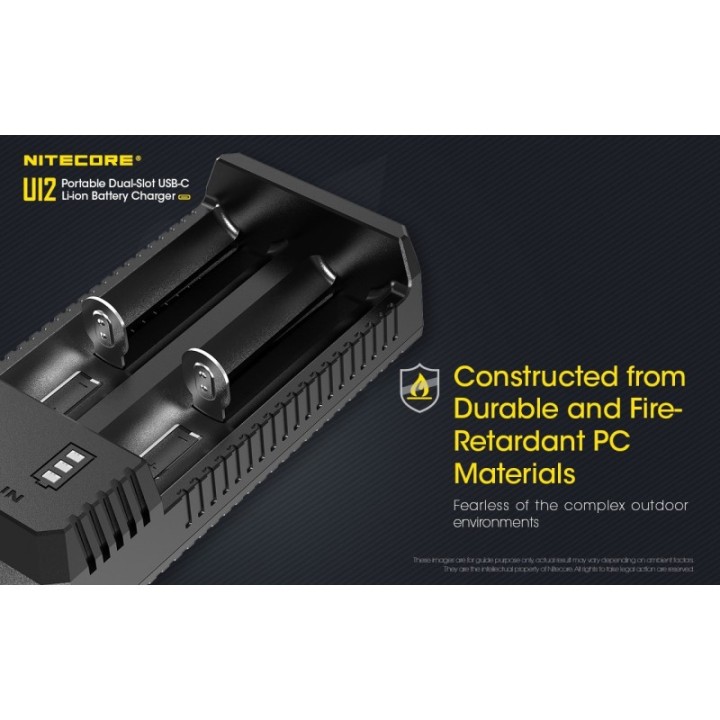 Nitecore UI2 – Încărcător USB-C cu 2 sloturi