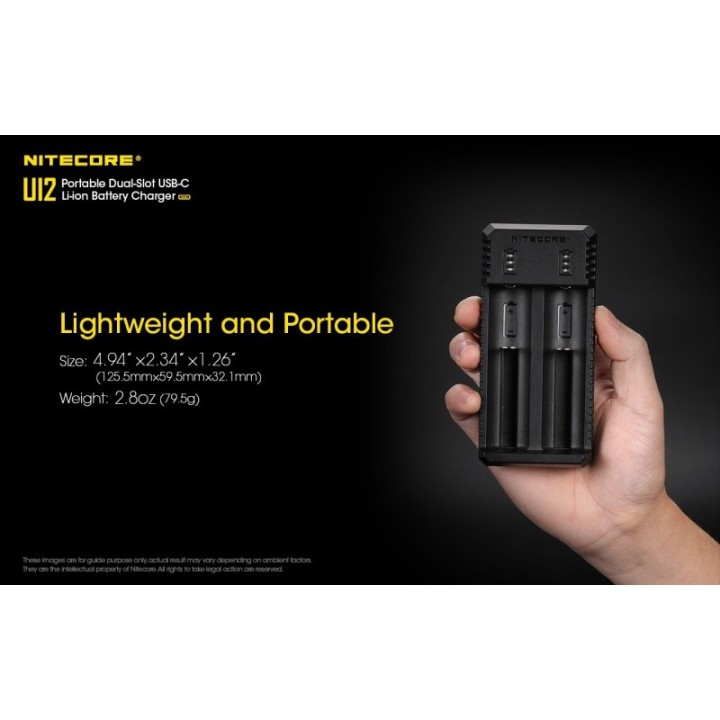Nitecore UI2 – Încărcător USB-C cu 2 sloturi