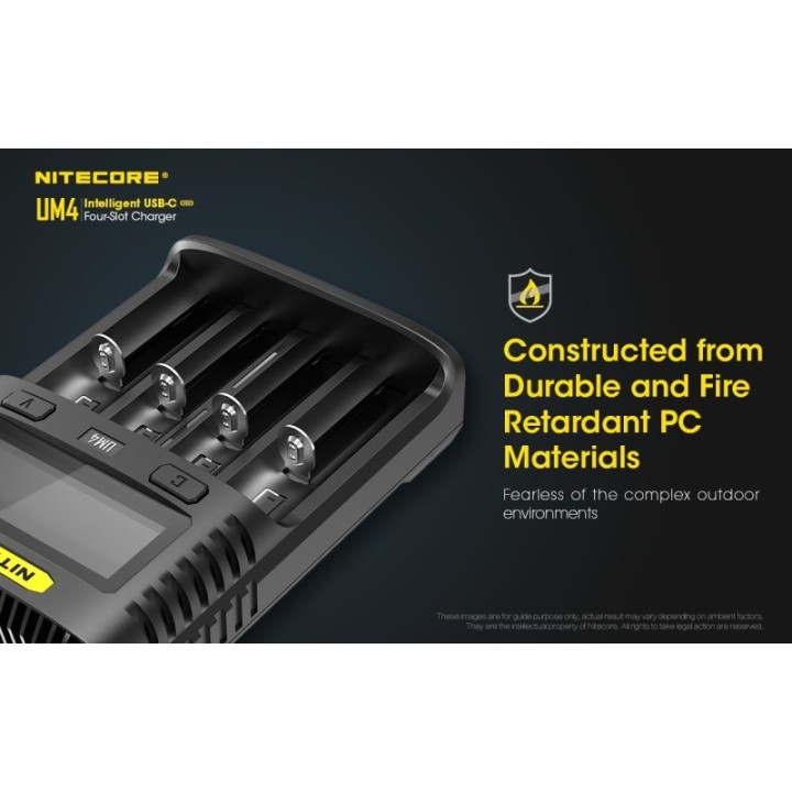 Nitecore UM4 – Încărcător inteligent cu patru sloturi