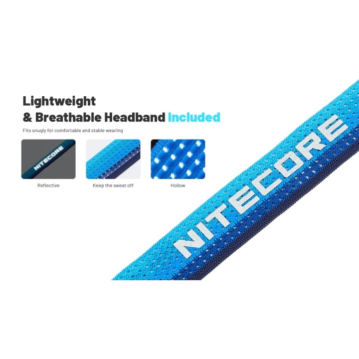 Nitecore UT27 MB – Lanternă frontală cu lumină roșie puternică
