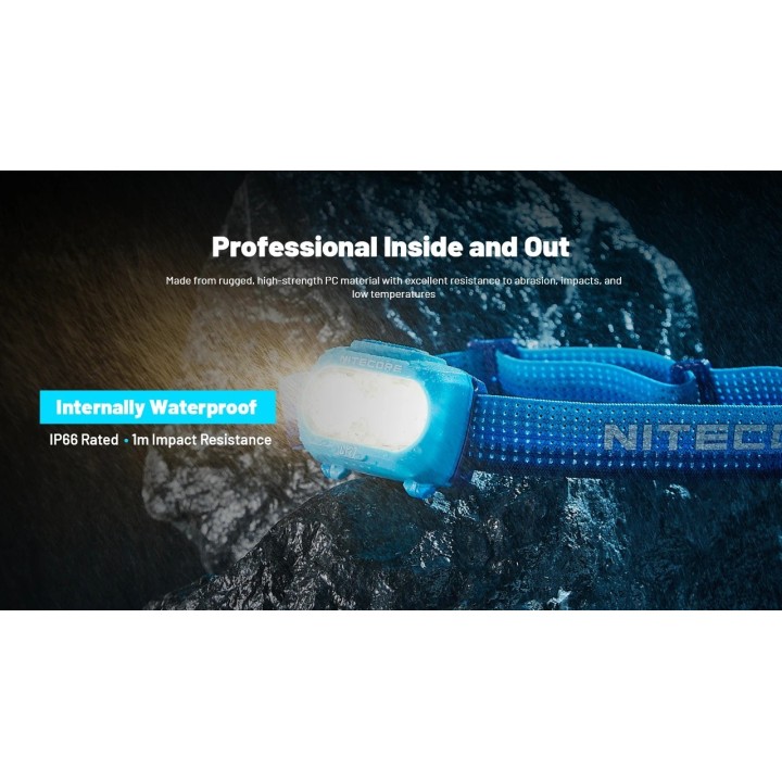 Nitecore UT27 MB – Lanternă frontală cu lumină roșie puternică
