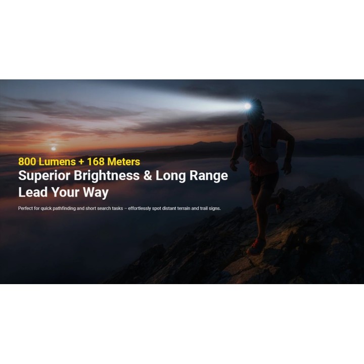 Nitecore UT27 MCT – Lanternă frontală hibridă MCT