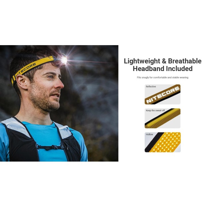 Nitecore UT27 MCT – Lanternă frontală hibridă MCT