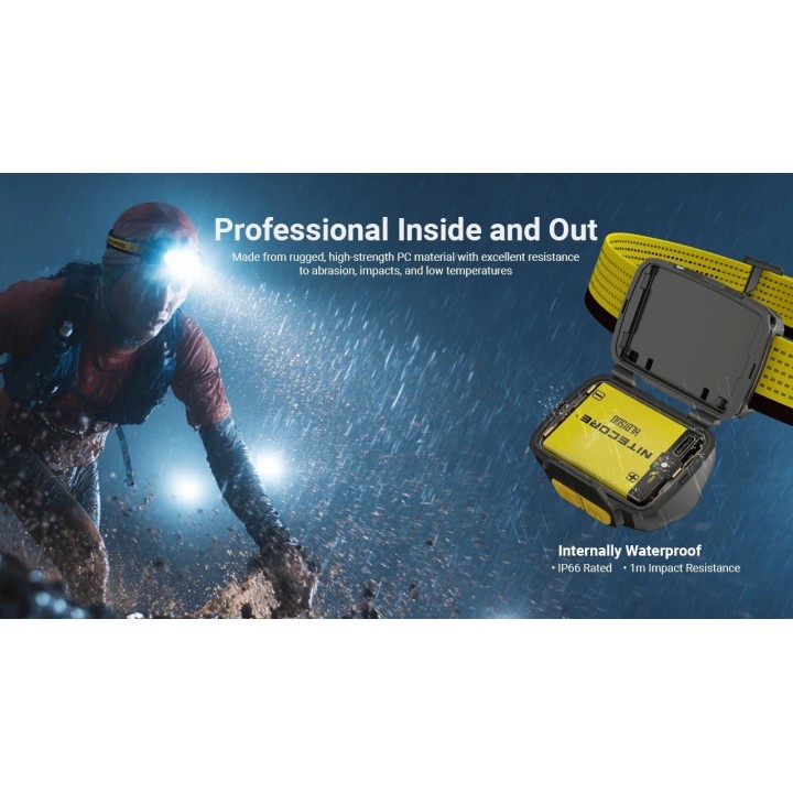 Nitecore UT27 MCT – Lanternă frontală hibridă MCT