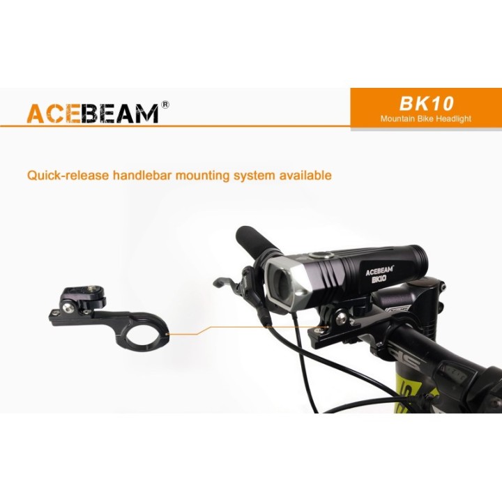 Acebeam BK10 — far de bicicletă, 2000 lm | Elanterna