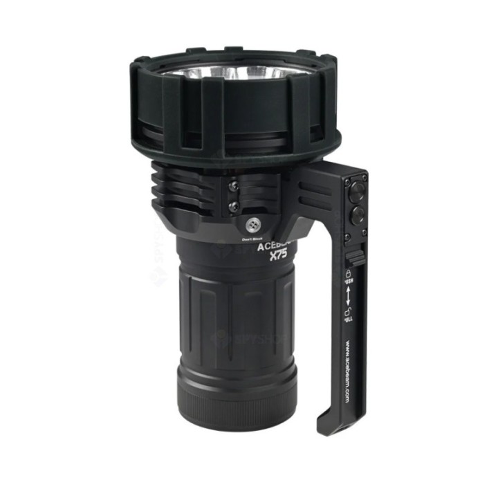 Acebeam X75 XHP70.3 HI 6500K — lanternă 67000 lm | Elanterna