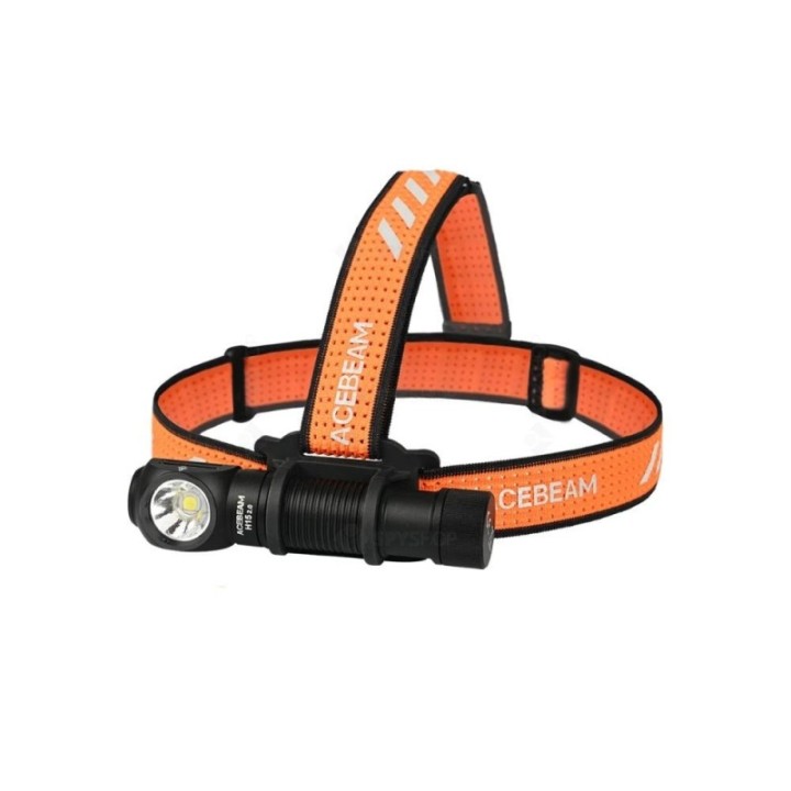 Acebeam H15 2.0 — frontală USB-C, alb și roșu | Elanterna
