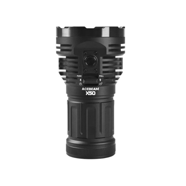 Lanterna profesionala reîncărcabilă Acebeam X50 2.0 NW, 43000 Lumeni, 839 m | Elanterna