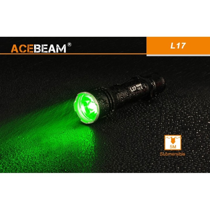 Acebeam L17G — lanternă cu lumină verde | Elanterna