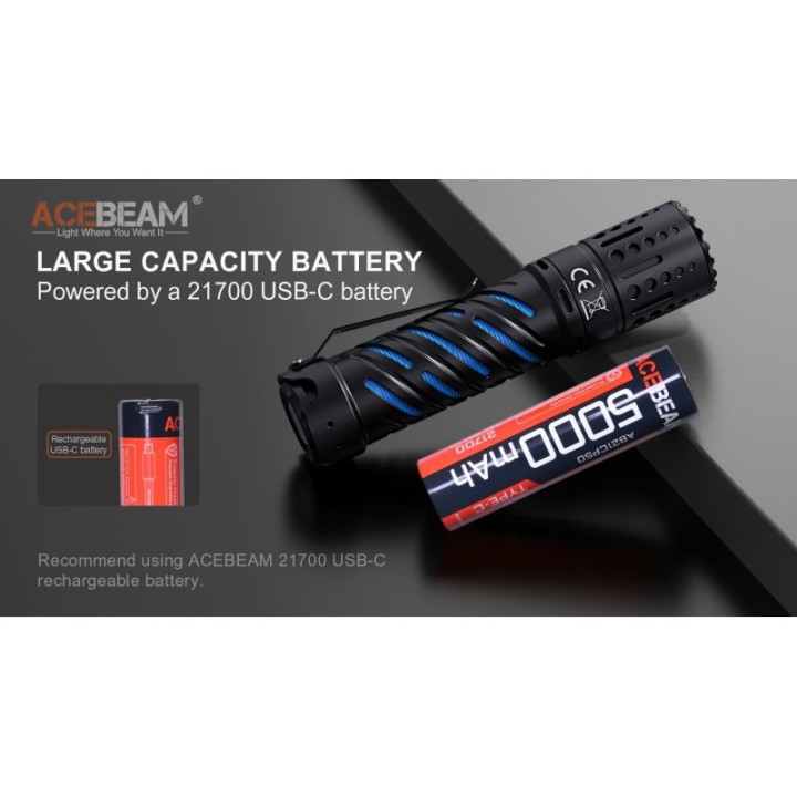 Acebeam E70-AL — lanternă EDC, 4600 lm | Elanterna