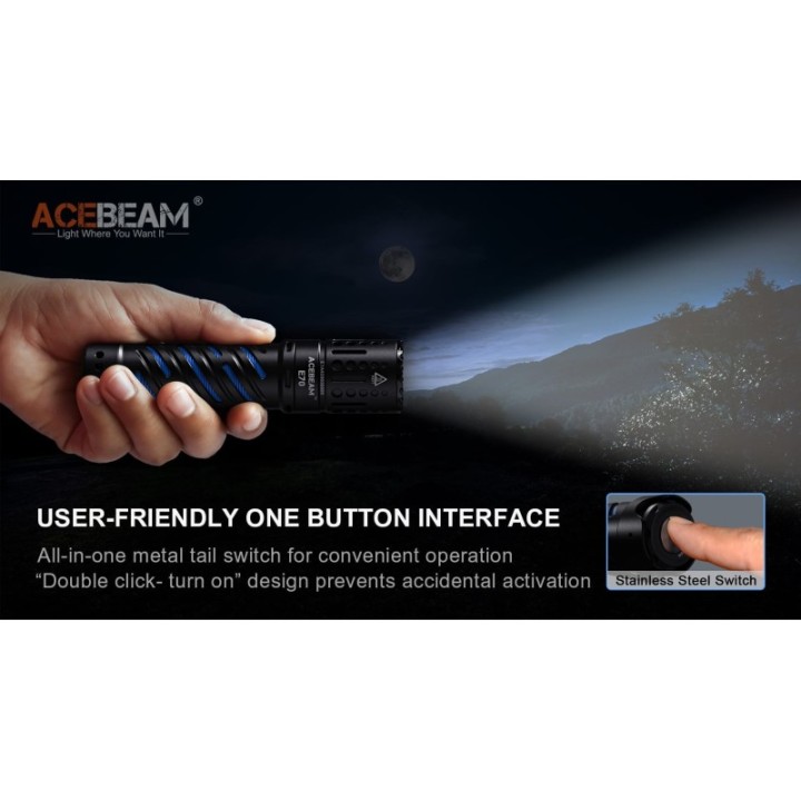 Acebeam E70-AL — lanternă EDC, 4600 lm | Elanterna