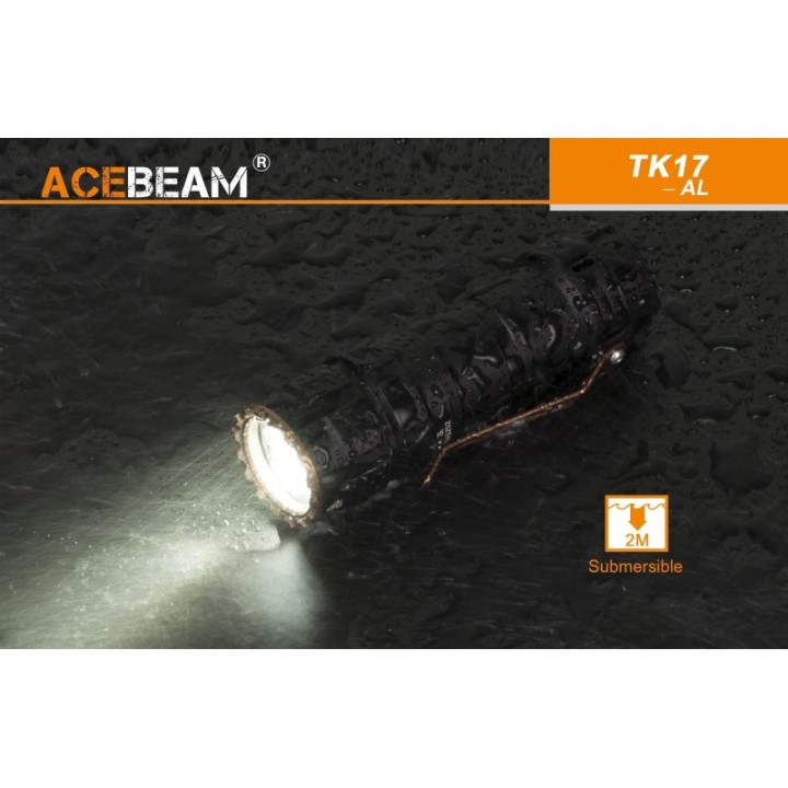 Lanterna profesionala reîncărcabilă Acebeam TK17-AL, 1500 lumeni, 290 m | Elanterna