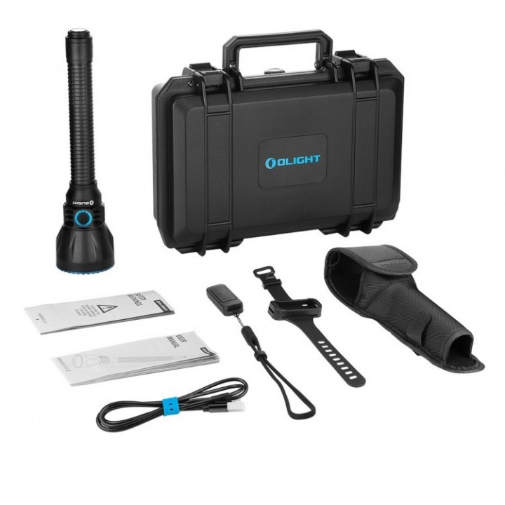 Olight Javelot Turbo 2 — lanternă și accesoriile incluse