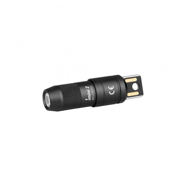 Lanternă breloc Olight iMini 2, încărcare USB-A — mufă USB-A integrată